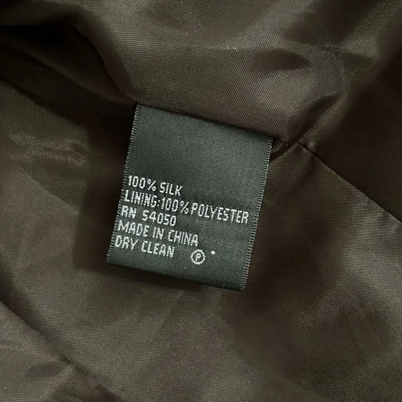 Kasper Vintage 2 Piece Set Blazer And Tank Top Brown & Cream Set 10P - Picture 12 of 14